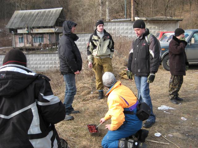 А вот и колбаски